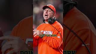 Dabo Clemson Hate Transfers [upl. by Eireva]