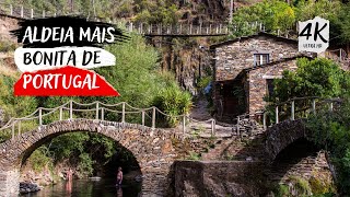 Aldeia de Xisto perdida nas Montanhas de Portugal  Piódão Walking Tour 4K [upl. by Alanna]