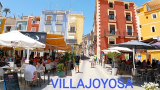 4K  Villajoyosa  Restaurants  Beach  Spain  2021  Juli  4Kultra HD [upl. by Letniuq]