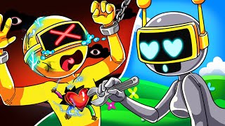 INCREDIBOX SPRUNKI  Fun Bot Stole GOLDs Heart  Incredibox Sprunki Animation [upl. by Yanttirb]