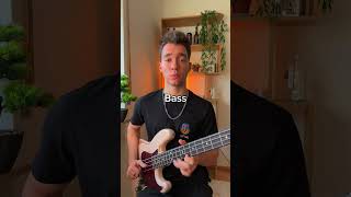 Bass vs guitar bass bassplayer [upl. by Heywood]