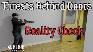 CQB Threats Hiding Behind Doors  Reality Check [upl. by Aikym258]