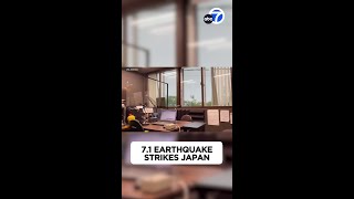 71 earthquake strikes Japan [upl. by Oznole]