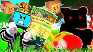 NEW EPIC Supreme Ant Amulet and Destroying All The Bugs  Roblox Bee Swarm Sim [upl. by Atiuqnahs]