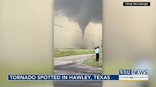 Major Flooding in Houston Tornado in Hawley Texas [upl. by Eardna219]