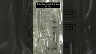 Total Parenteral Nutrition shorts medical [upl. by Merow420]