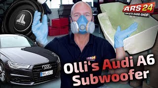 Audi A6 4G  Subwoofer einbauen  Gehäuse selber bauen  ARS24 [upl. by Mell380]