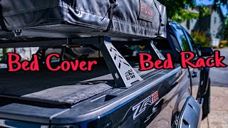 CBI Bed Rack and Tuxedo Lopro Bed Cover  Chevy Colorado ZR2 [upl. by Alby]