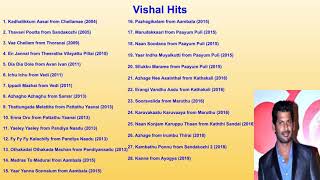 Vishal Tamil Hits  Vishal Songs  Tamil Modern Day Hit Songs  AVKT Tamil Music World [upl. by Emsmus]