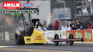 2018 NHRA Gatornationals  Top Fuel Eliminations  Gainesville FL [upl. by Nilad]