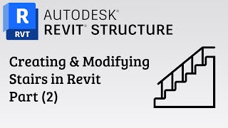 Structural Revit Training Session 3  Stairs Part 2 [upl. by Ailongam195]