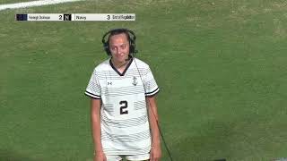 Navy Womens Soccer Interview Rylee Rives vs FDU [upl. by Haidadej298]