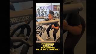 Precor Squat Machine  Plate Loaded [upl. by Fassold]