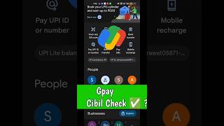 Gpay Se Cibil Score Check kare In Just 1 Min 101 Trick  How To Check CIBIL Score Online Cibil [upl. by Rez]