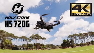 HOLYSTONE HS720G 4K Camera GPS Drone  Flight Test Review [upl. by Etnomed]