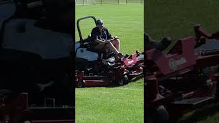 Exmark 144quot Lazer Z ZeroTurn Mower Striping Demo shorts [upl. by Neros]