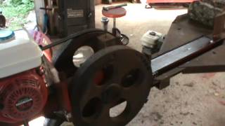 mechanical log splitter [upl. by Doralia]