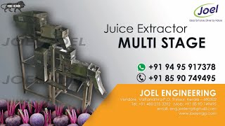 Juice Extractor Multistage Installation [upl. by Faletti]