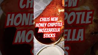 Chilis New Honey Chipotle Mozzarella Sticks 🔥foryou youtubeshorts food chilis mukbang foodie [upl. by Inness624]