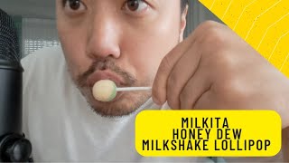 ASMR Milkita Honey Dew Milkshake Lollipop 🍭 Mouth Sounds amp Licking 🍭 [upl. by Neelloc]