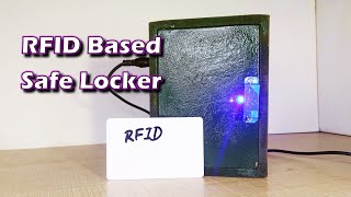 How to make Safe Locker with RFID Lock At Home [upl. by Atilef]