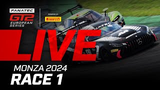 LIVE  Race 1  Monza  2024 Fanatec GT2 Europe ENGLISH [upl. by Allen566]