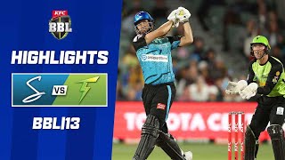 Adelaide Strikers v Sydney Thunder  BBL13 [upl. by Llennhoj]