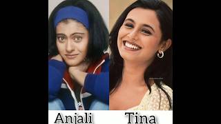 Kuch Kuch Hota Hai Anjali 🆚 Tina who your favourite 😍 thethemeofficial [upl. by Ynaffad]