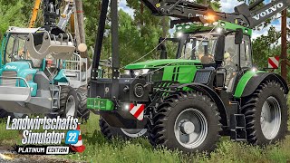 LS22 Platinum Edition FORSTMaschinen Fahrzeuge und Geräte  Farming Simulator 22 Platinum [upl. by Fortuna]