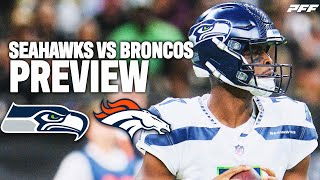 Broncos vs Seahawks Week 1 Preview  PFF [upl. by Handbook]