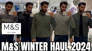 HUGE MampS Winter Haul 2024  Marks amp Spencer’s Winter Outfits For Men [upl. by Yvi]