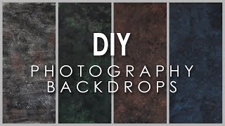 DIY  Handmade photography backdrops [upl. by Barmen783]