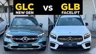 2025 MERCEDES GLC SUV VS GLB SUV WHICH SHOULD YOU BUY Full InDepth Review Exterior Interior MBUX [upl. by Epilihp160]