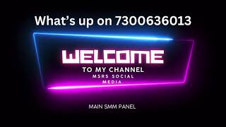 MSRS Social Media YouTube Instagram Facebook paid service [upl. by Pegeen]