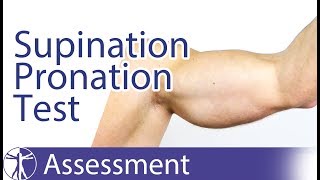 Supination Pronation Test  Distal Biceps Tendon Rupture [upl. by Lorita821]