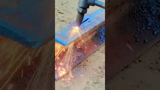 New Gas catting💫💥🛠️💯 shortvideo tranding cating welding [upl. by Ramo61]