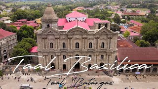 Aerial Shot  TAAL BASILICA  Minor Basilica of Saint Martin of Tours [upl. by Rita]