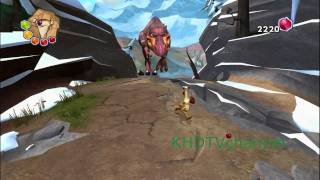 Ice Age 3 Dawn of the Dinosaurs PC Walkthrough part 4  Sids Good or Bad Day [upl. by Solracsiul]