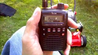 ICOM ICR6 Quick Test [upl. by Vogeley67]