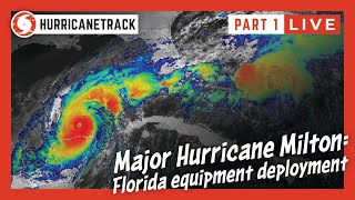 Live Coverage  Hurricane Milton remote from Florida  Camera Setup  Part 1 [upl. by Anoirtac68]