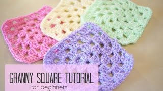 CROCHET How to crochet a granny square for beginners  Bella Coco [upl. by Neve]