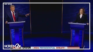 Donald Trump and Kamala Harris face off in debate for first time [upl. by Rentsch568]