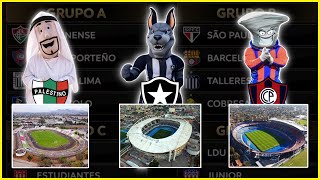 Os ESTÁDIOS e MASCOTES dos Clubes da Copa Libertadores 2024 [upl. by Bleier867]