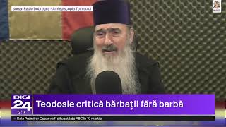 ÎPS Teodosie „Bărbatul trebuie să aibă barbă Bărbaţii fără barbă sunt ciuntiţi” [upl. by Lobiv]