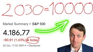 My Market Prediction  SampP 500 at 10000 POINTS Very Possible [upl. by Eri]