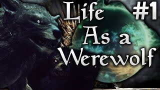 Skyrim Life as a Werewolf Episode 1  The Hunter [upl. by Aamsa]