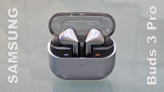 SAMSUNG headphones Buds 3 Pro silver 20240812 [upl. by Neelsaj]