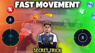 🥶Fast Joystick Trick BgmiPubg  Best Joystick Size And Sprint Sensitivity For Smooth Joystick [upl. by Favianus355]