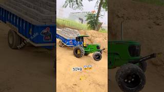 John Deere pulling 30kg in dumper trolley 🔥💪😱💪 [upl. by Ecirtra]