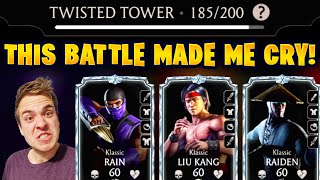 MK Mobile Battle 185 in Fatal Twisted Tower Made Me CRY [upl. by Shaper]